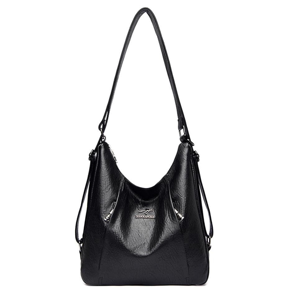 Luxus Handtaschen Frauen Taschen Designer Multifunktions Schulter Taschen für Frauen Reise Rucksack schwarz