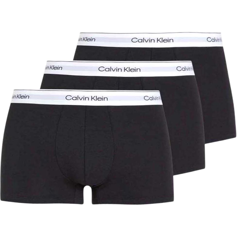 Calvin Klein Logo Stretch Boxer Briefs 3er-Pack Herren Unterwäsche Schwarz LV00NB4389UB1 M