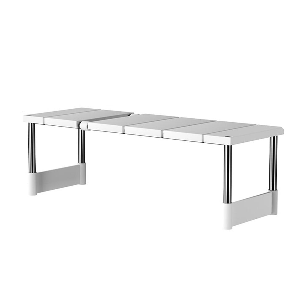 Stapelbares Lagerregal, Kleiderschrank, geschichtetes Trennregal, Schrank, Sortierregale, Teleskop-Waschbeckenhalter, Kleiderschrank, Kleidungsorganisator