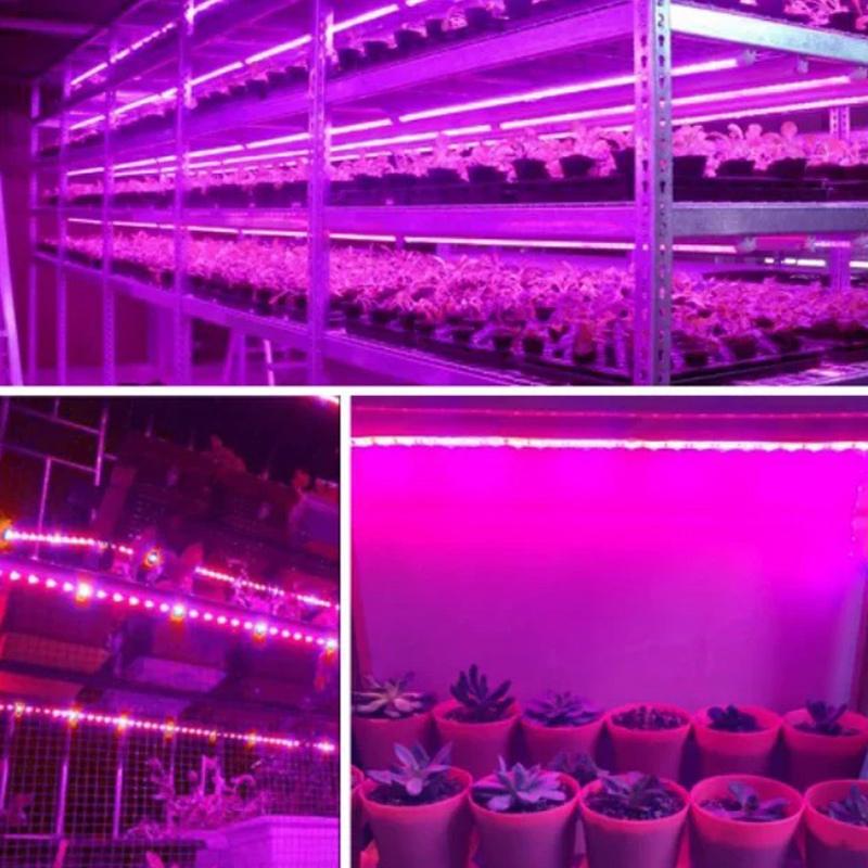 DC 5V 2835 1M/2M/3M Wasserdichte Phytolampe USB-LED-Wachstumslichtspektrum Pflanzenlicht für Gemüseblumensämling-Wachstumszelt 3M waterproof