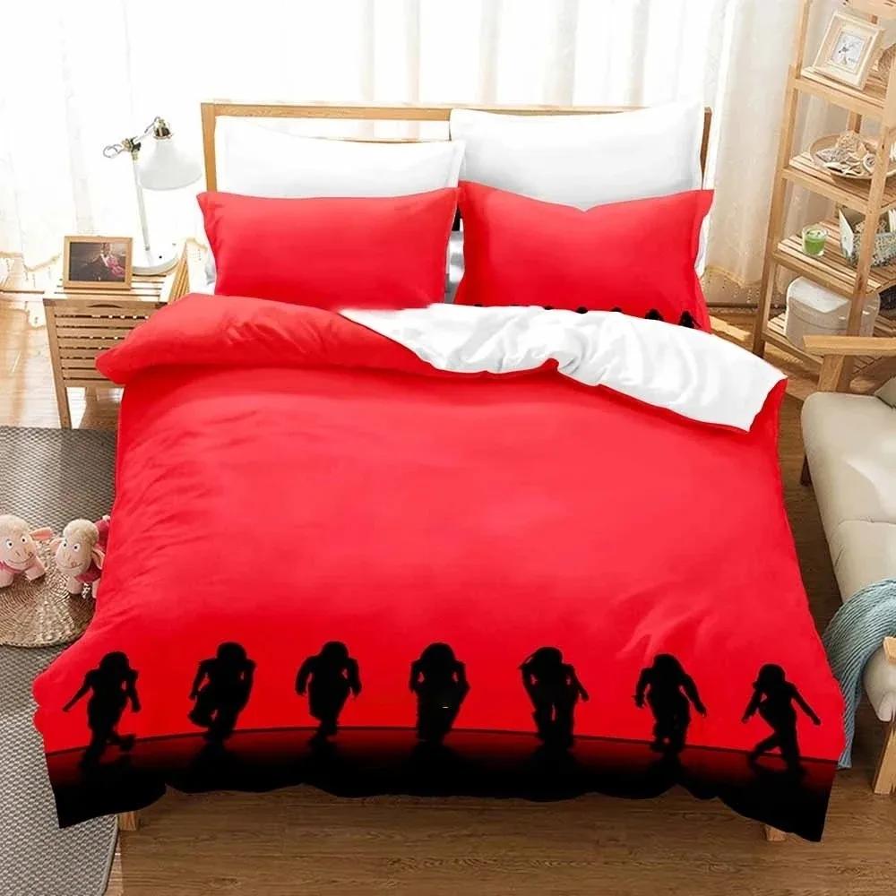 Kpop BABYMONSTER Bequeme Bettdecke Bettbezug Kissenbezug Bettwäsche-Set Kinderzimmer Dekoration Heimtextilien EU Double 200x200cm