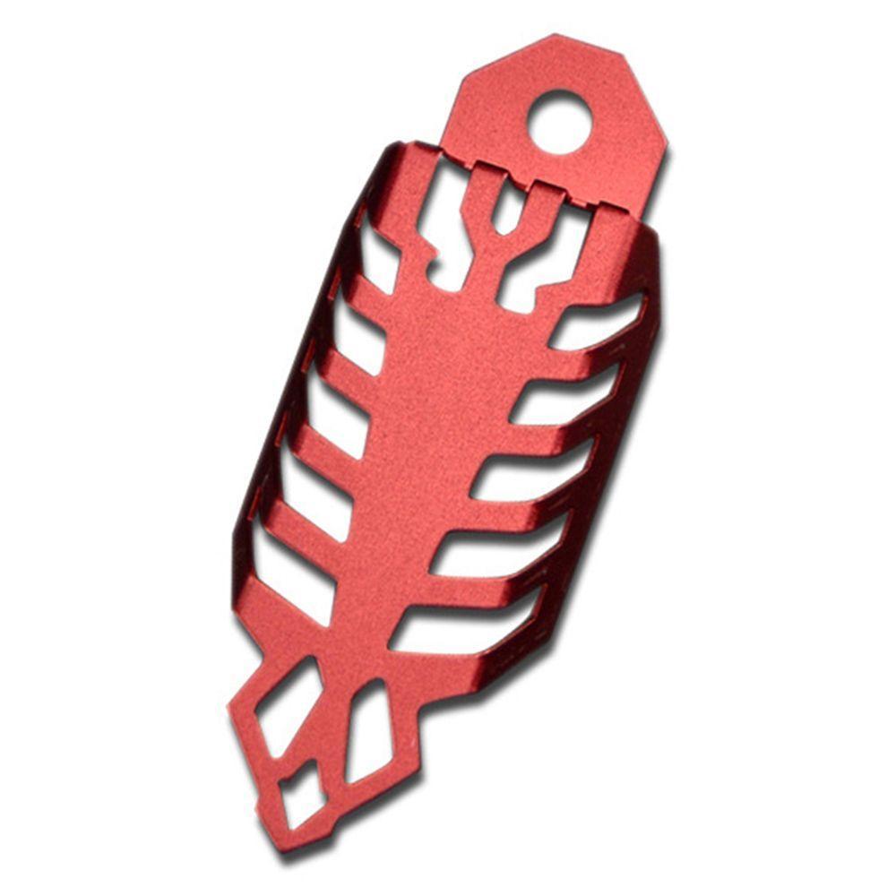 Motorrad Stoßdämpfer Abdeckung Vorne Hinten Gabel Dekor Aluminium Schutz Motocross ATV Universal Modifikation Zubehör rot