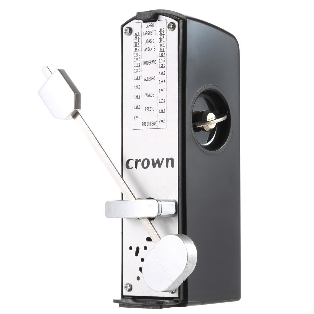 Mechanisches Metronom Universal für Klavier Gitarre Violine Ukulele Natur schwarz