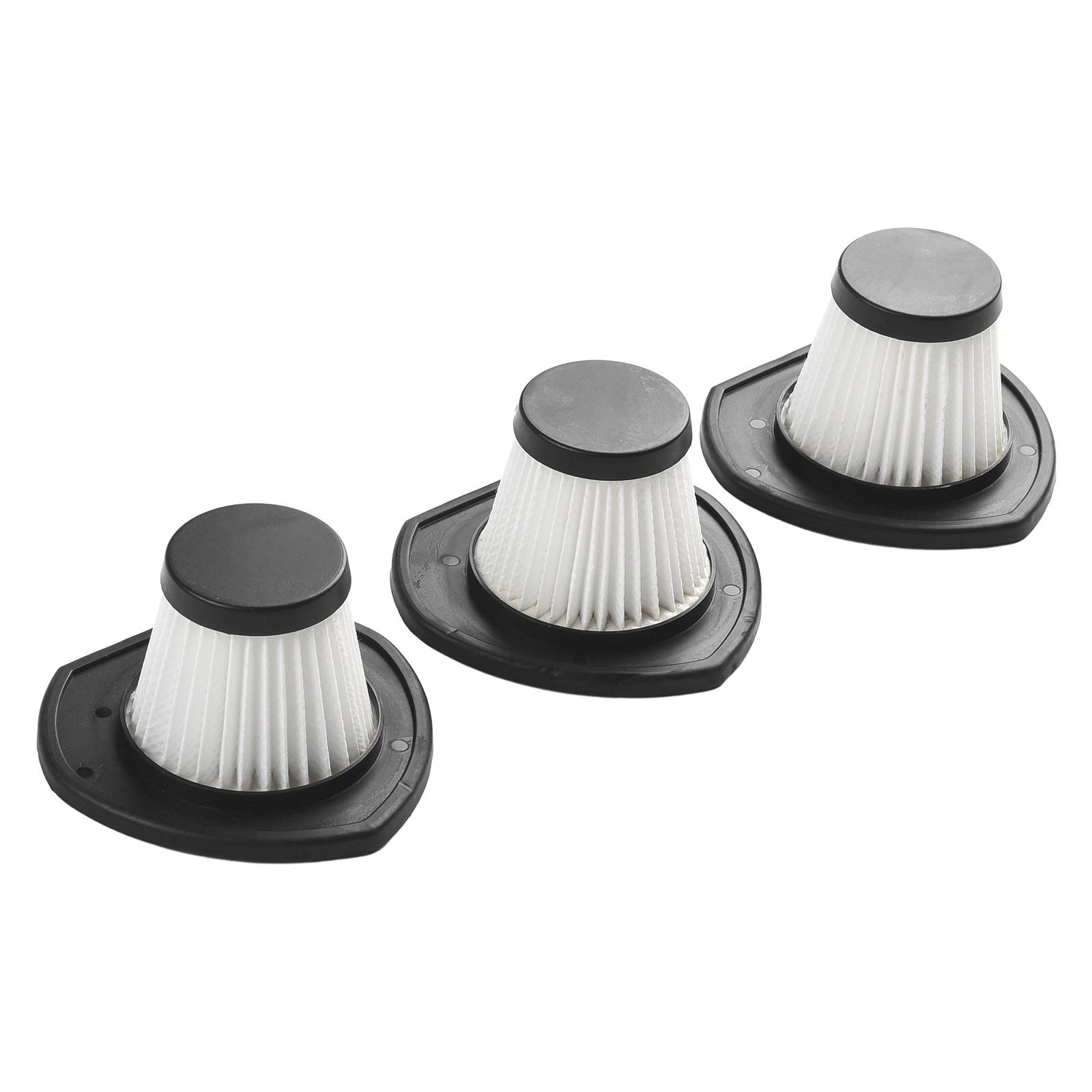 Ersatzfilter für R6053 Handlicher Akku-Staubsauger für das Auto Set mit 3 Stück Halten Sie Ihre Raumluft frisch und sauber gray