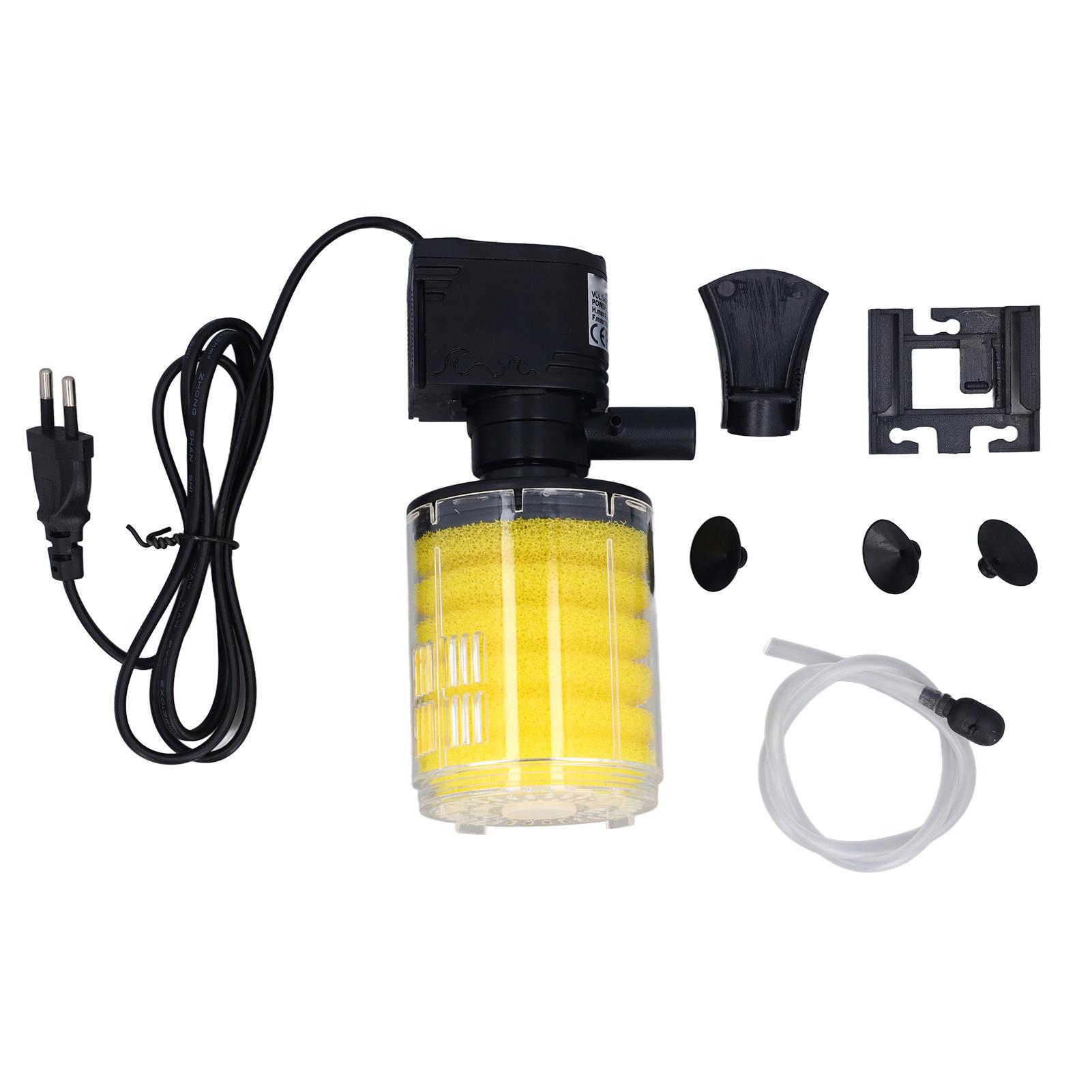 Tauchfähiger Aquarienfilter Gute Filtration Wasserzirkulation Interner Aquariumfilter für