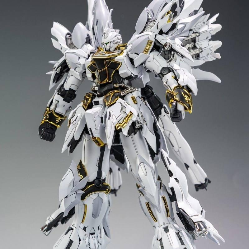 Auf LagerComet Modell Mg 1/100 Msn 06s Sinanju Weiß Montage Modellbausätze Anime Actionfigur Roboter Modell Weihnachtsspielzeug Geschenk