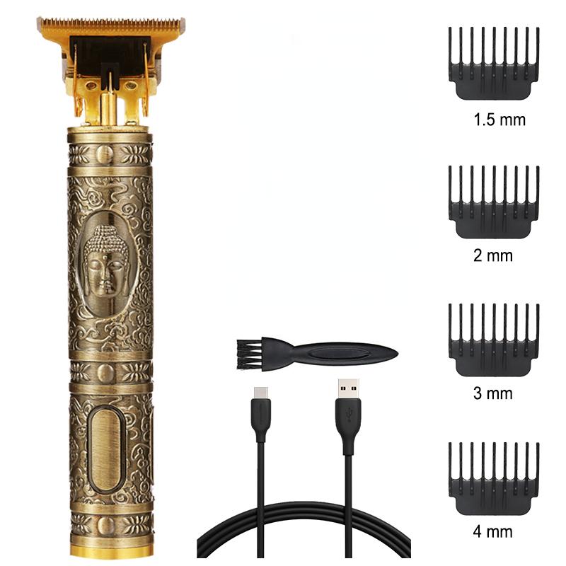 Haarschneider für Männer, Haarschneider, elektrischer Haarschneider, wiederaufladbar, Friseur-Haarschneider isabellinische