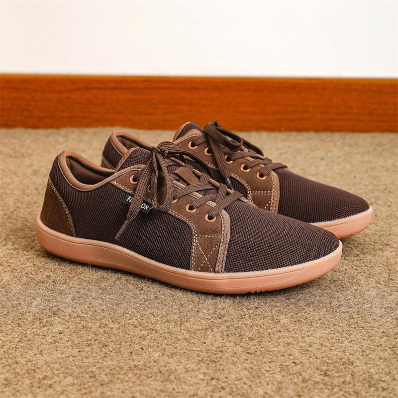 Neue Unisex-Schuhe mit breiter Sohle, atmungsaktives Mesh, Barfußschuhe für Männer mit breiter Spitze, Markenschuhe mit weicher Sohle ohne Tropfenabsatz, Turnschuhe mit breiter Spitze, große Größe 38