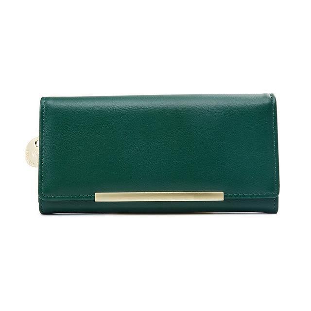 Damen-Geldbörsen, Leder, Luxus-Geldbörse, viele Abteilungen, Damen-Geldbörsen, Kartenhalter, Geldbörse, weibliche Geldbörsen, lange Clutch, Carteras grün