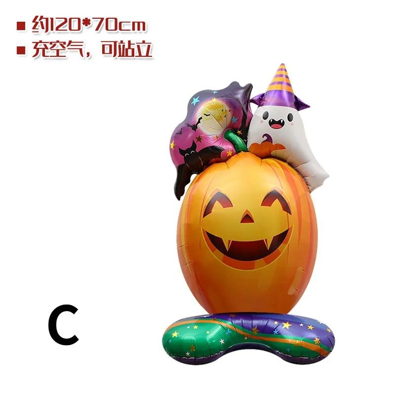 Große aufblasbare Geisterbaum Kürbis Hexe Ballons Halloween Spinne Fledermaus Mumie Ballon Gruselige Halloween Party Dekoration Kinderspielzeug C