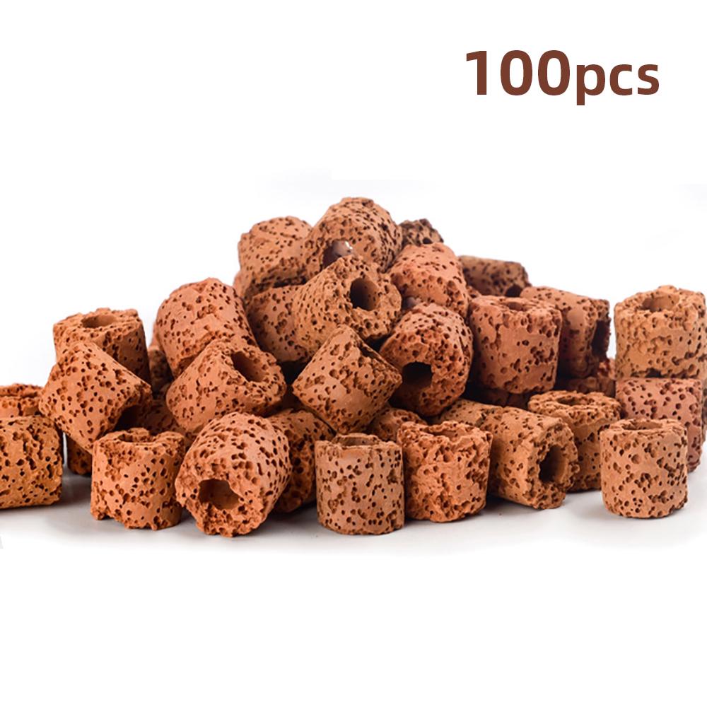 Aquarium-Filtermedienring Bio-Ring für Aquariumfilter 100pcs