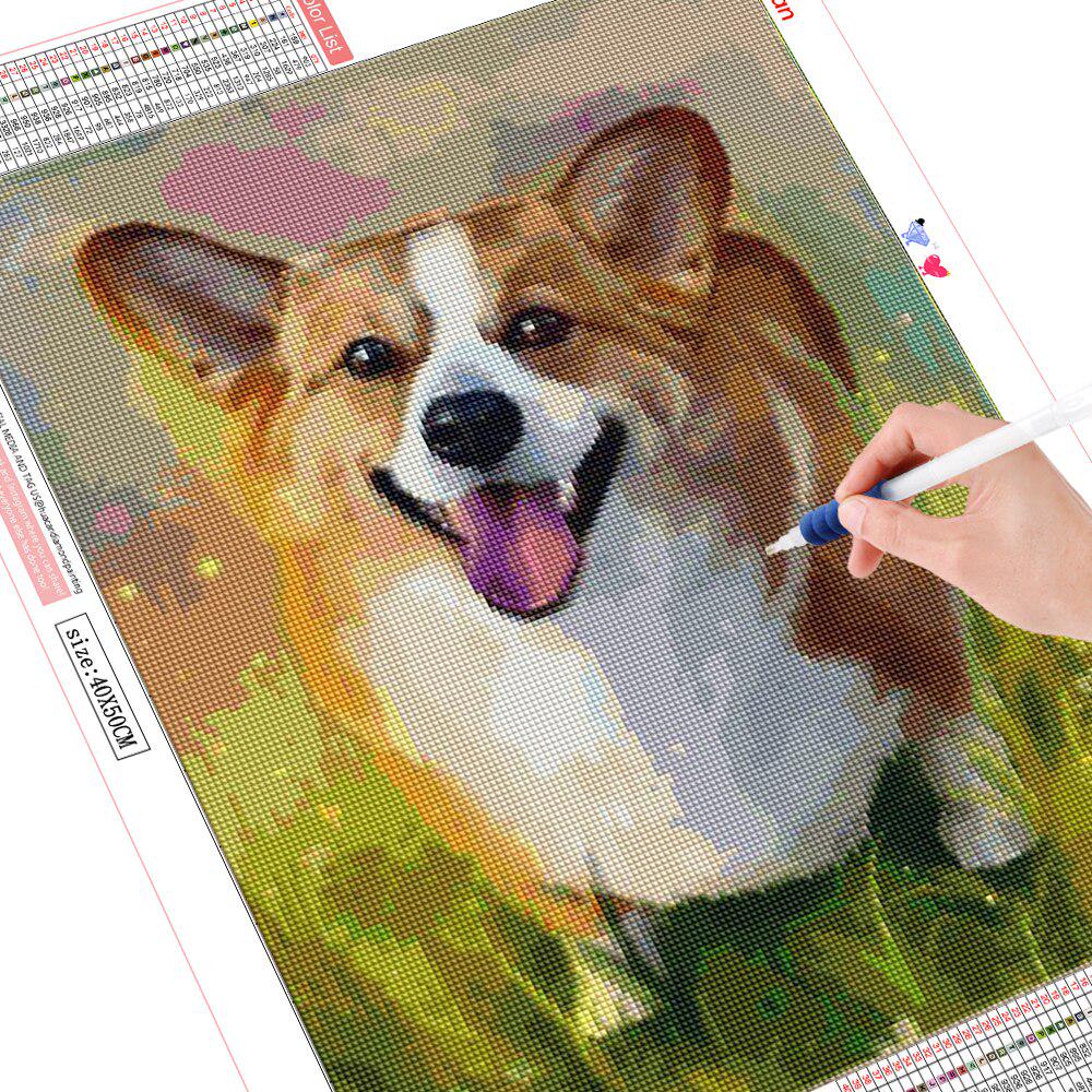 5D Diamant Malerei Volle Runde Tier Diamant Kunst Stickerei Tier 20X30CM