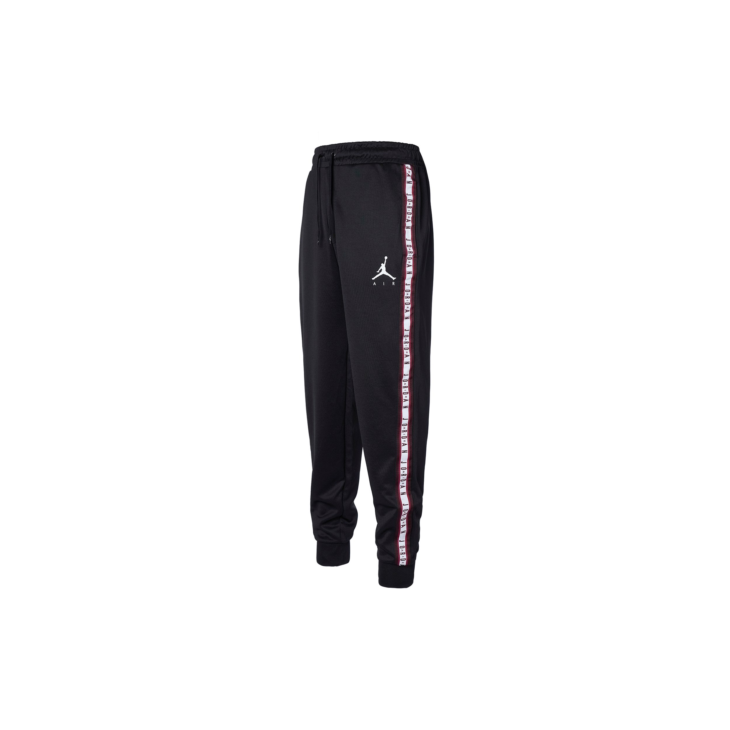 Jordan Einfarbiges Logo Print Elastischer Kordelzug Jogginghosen Herren Unterteile Schwarz CJ9474-010 L