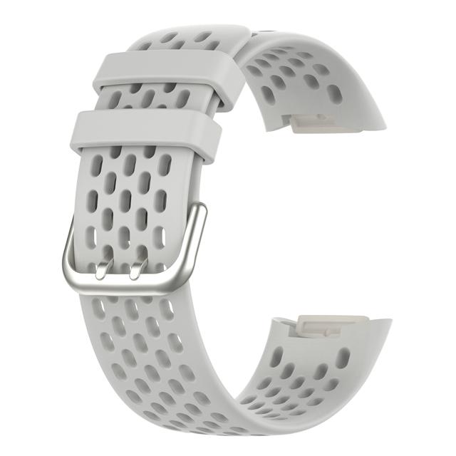 Atmungsaktives Gummiarmband für Fitbit Charge 5 correa Sport Ersatz-Silikonarmband für Fitbit Charge6 Uhrenarmband Fitbit Charge 6