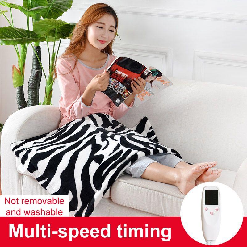 Multifunktionale kleine elektrische Heizdecke, elektrische Heizdecke fürs Büro, Taillenabdeckung, Beine, Kniedecke, Heizdecke, Körperwärmdecke 60*80cm weiß