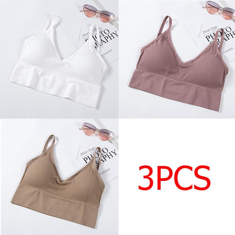 Frauen Tank Crop Top Nahtlose Unterwäsche Weibliche Crop Tops Sexy Dessous Dessous Abnehmbare Leibchen One Size