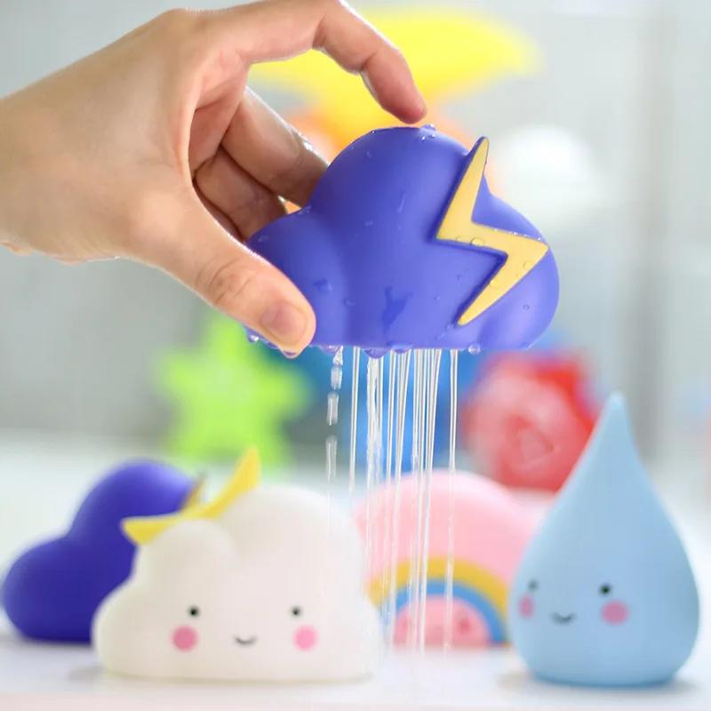 Baby Bade Spielzeug Kinder Niedlich Wetter Wolken Wassersprüh Sprinkler Badezimmer Sprüh Dusche Schwimm Spielzeug Für Geschenk