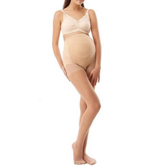 Seidenstrümpfe für schwangere Frauen in Übergröße, Strumpfhosen, dehnbare Strumpfhosen, Einheitsgröße nude