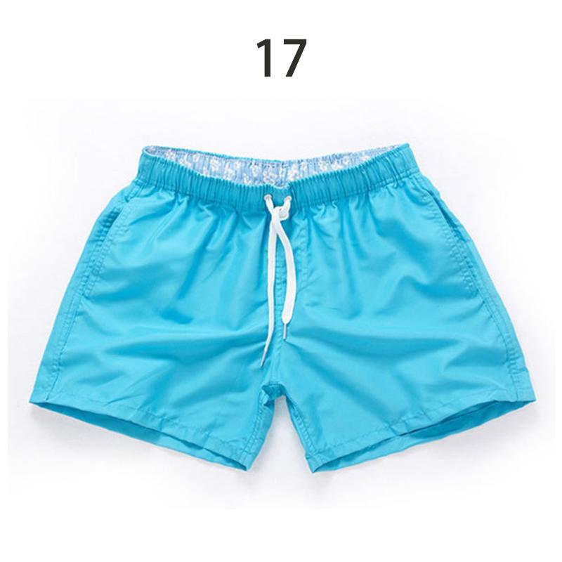 17 Farben Fitness Übungshose Laufshorts Mode Muskeltraining Jogging Bodybuilding 3X himmelblaue