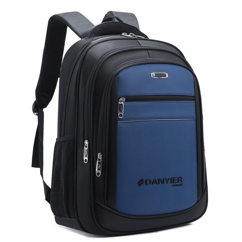 Leichter Rucksack für Herren, Business-Computer-Rucksack, Wasserdichter Oxford-Stoff-Rucksack mit großem Fassungsvermögen 48*33*20cm blau