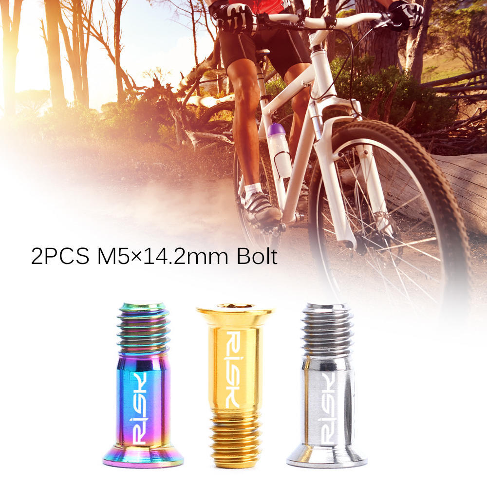 M5x14,2mm Fahrrad MTB Schraube Mountainbike Ultraleicht Vorbau Schraube gold
