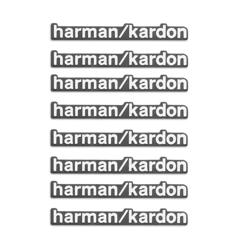 4 Stück/8 Stück hochwertiges Metall harman/kardon Auto Hi-Fi Lautsprecher Audio Lautsprecher Abzeichen Stereo Emblem Aufkleber Auto Styling Zubehör