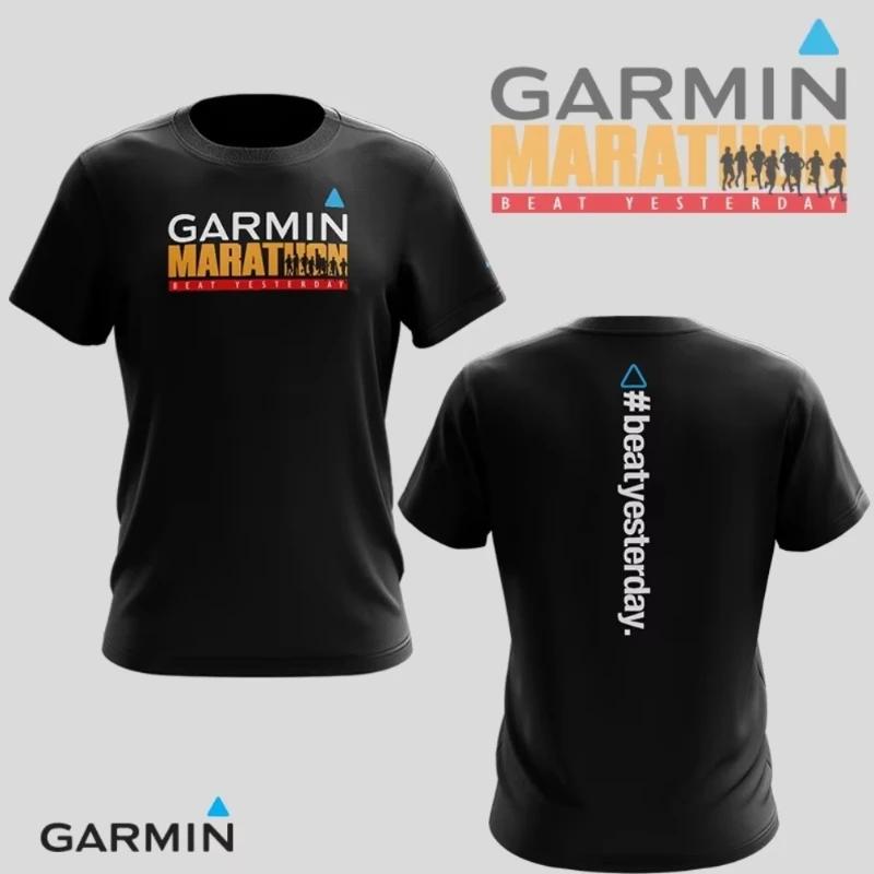 2026 Neues Mode-T-Shirt Garmin Baumwoll-T-Shirt Baju Garmin Mikrofaser Geeignet für Sportaktivitäten Unesix Oversize-T-Shirt XXXL blau
