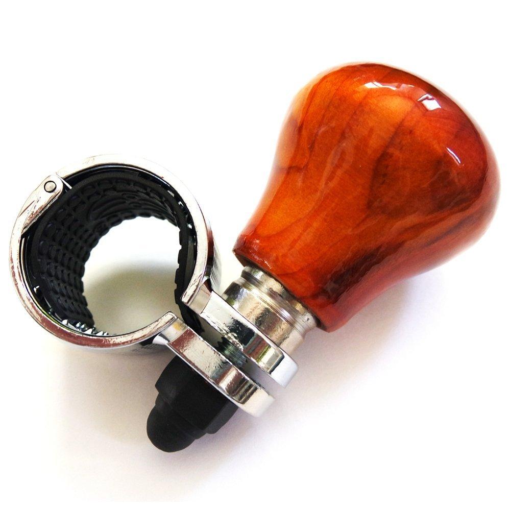 Design Fahrzeug Lenkrad Spinner Power Handle Spinner Handle Autogriff Autozubehör [Log] [Produkt] (Hell) red