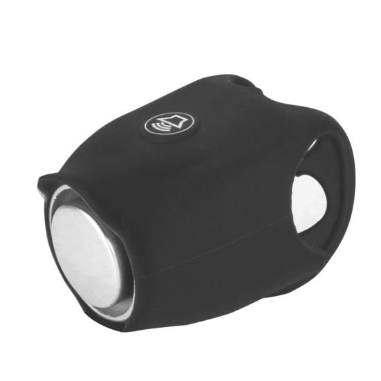 Elektrische Fahrradhupe, 120 dB lauter Ton, wasserdicht, batteriebetrieben, wasserdicht, für MTB, Straße, Mountainbike, Lenker, Alarmglocke, Fahrradzubehör schwarz