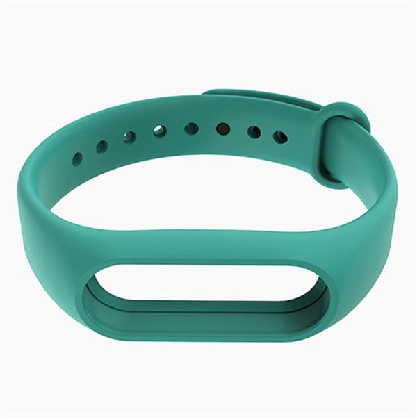 Für Xiaomi Mi Band 2 Soft TPE TPU Strap Gürtel Armband Armband Armband Ersatz as the picture jadegrün