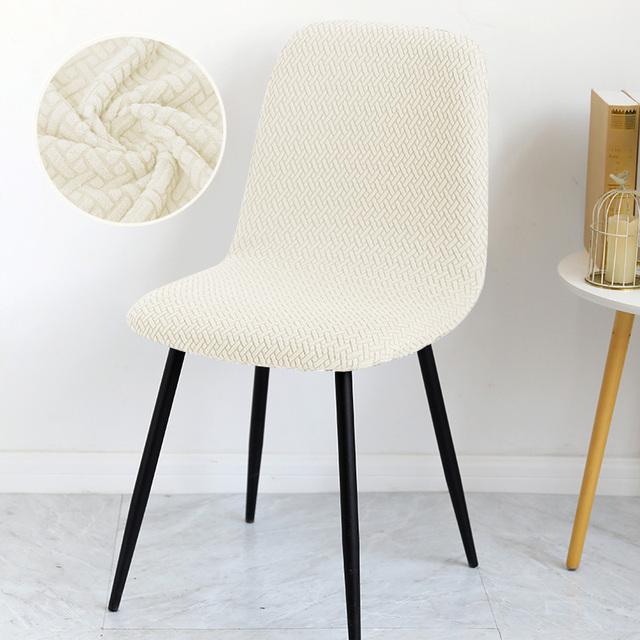 Moderne Stuhlhussen, elastischer Schalenstuhlbezug, kleiner Stretch-Bürositzbezug für Bankett-Wohnzimmer 1 Piece