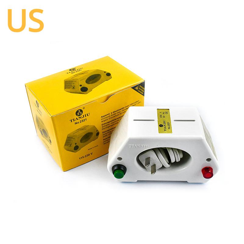 Mechanischer Armbanduhr Entmagnetisierer Uhren Entmagnetisierung Uhren Zeiteinstellung Uhrmacher Uhren Reparaturwerkzeug Zubehör EU/US Stecker yellow