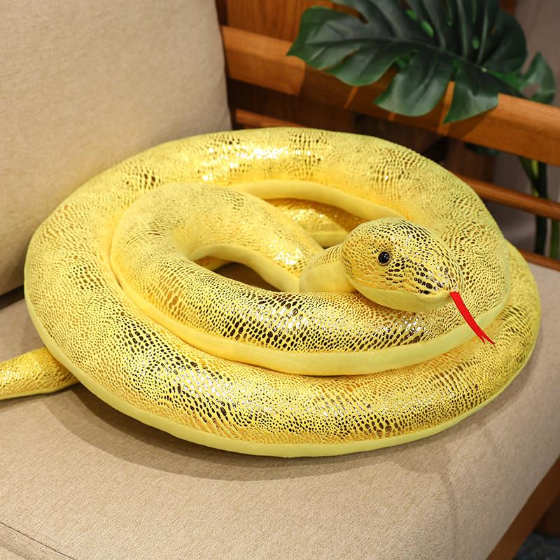 300 cm lange, realistische Plüschschlange – Riesenboa-Kobra – Kreative Deko-Geschenkidee für Jungen zum Geburtstag about 300cm
