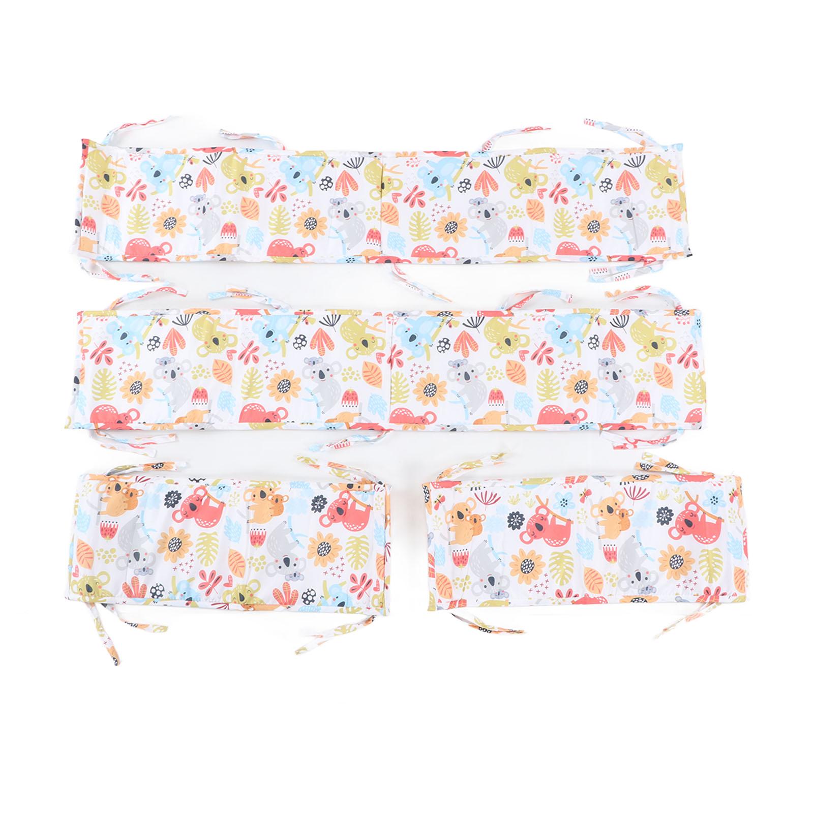 4 Stück Kleinkind Bettgitter Schutz Weich Sicherheit Verstärkter Kollisionsschutz Baby Schutzgitter Typ 2