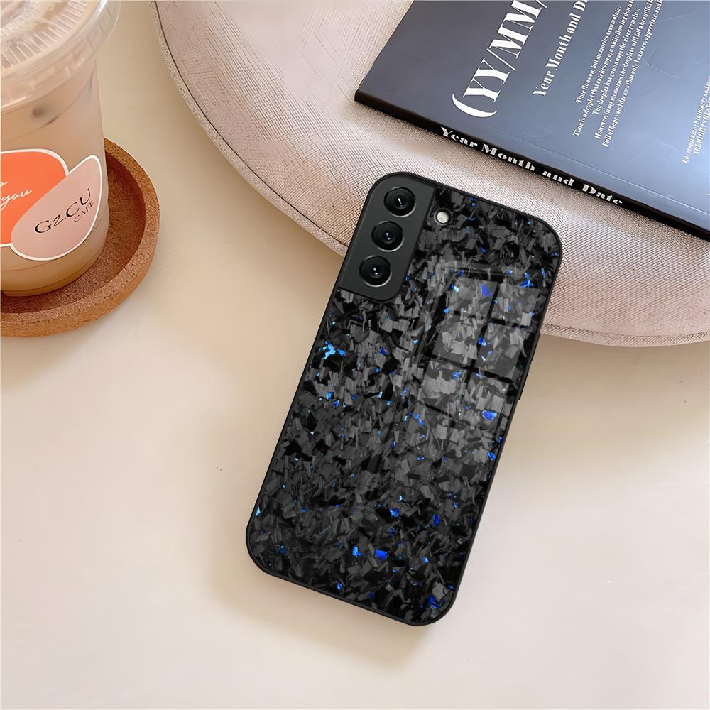 Normale Echte Geschmiedete Kohlefaser Handyhülle Glas Für Samsung Galaxy S26 S25 S21 S22 S24 S23 S20 Ultra Fe Plus A16 A24 A55 A53 Hülle Galaxy S23