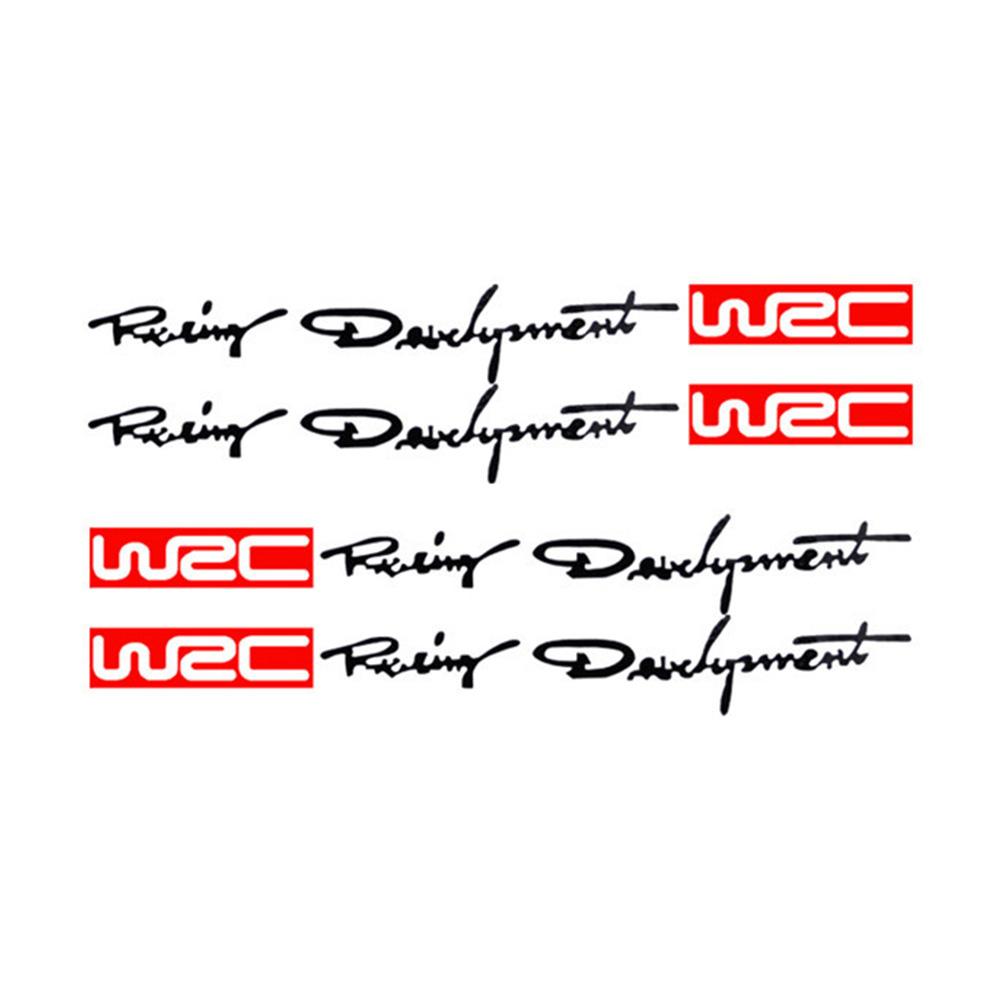4 Stück Autogriffaufkleber WRC Rally Racing Streifen Autoaufkleber Vinyl JDM Aufkleber auf Autotür Tuning Auto Außenzubehör Dekor
