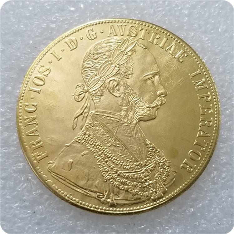 1877 Österreich Gedenk-Sammler-Souvenirs Goldmünzen MIT
