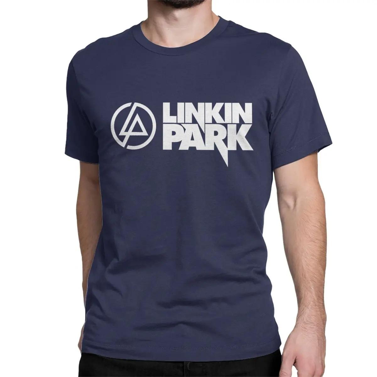 Linkinpark Rock T-Shirts für Herren Damen Nu-Metal Neuheit Reine Baumwoll-T-Shirts Rundhals Kurzarm T-Shirts Geschenkidee Oberteile 3XL