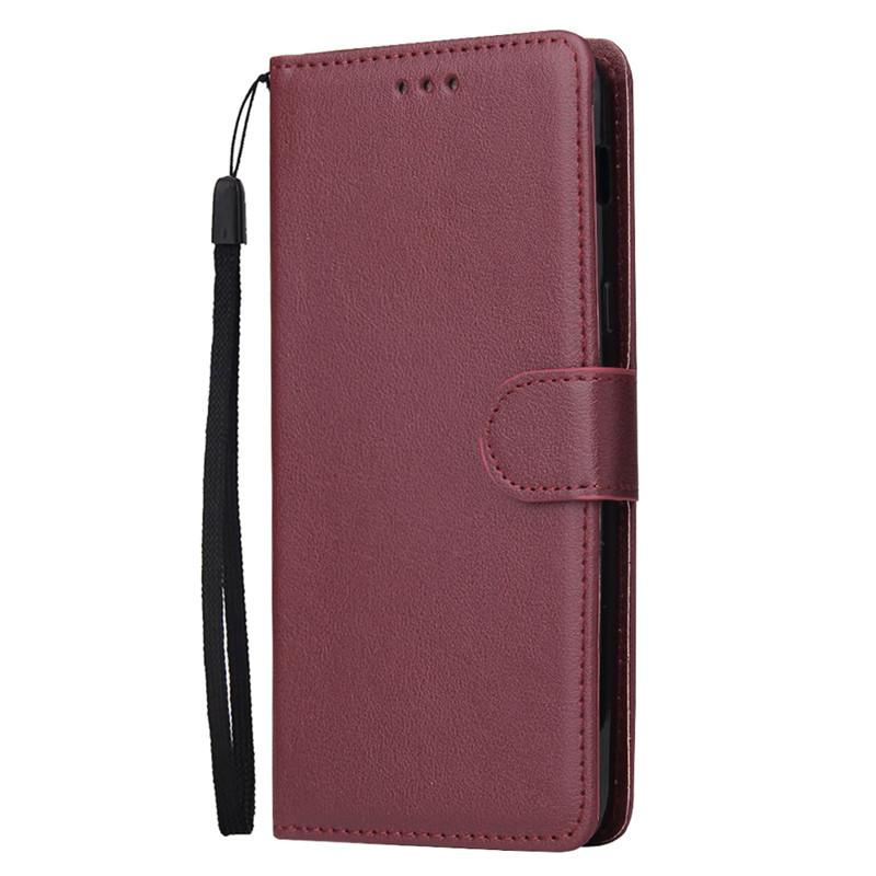 Huawei Y6s Fall auf für Etui Huawei Y6S 2019 Fall Funda Huawei Y 6s Y6 S JAT-LX3 JAT-L29 JAT-L41 Abdeckung leder Flip Brieftasche Fällen Huawei Y6s 2019 wein rot