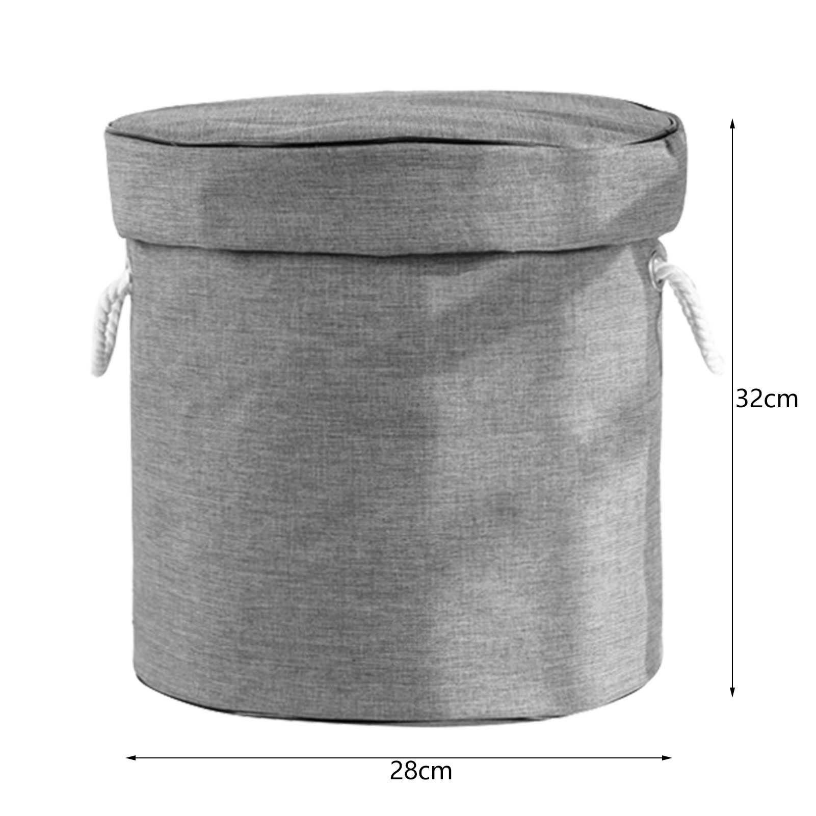 Spielzeugaufbewahrungstasche Spielmatte Kleine Bausteine Blöcke Aufräumbehälter Haushaltswaren L Grau(ca. grau