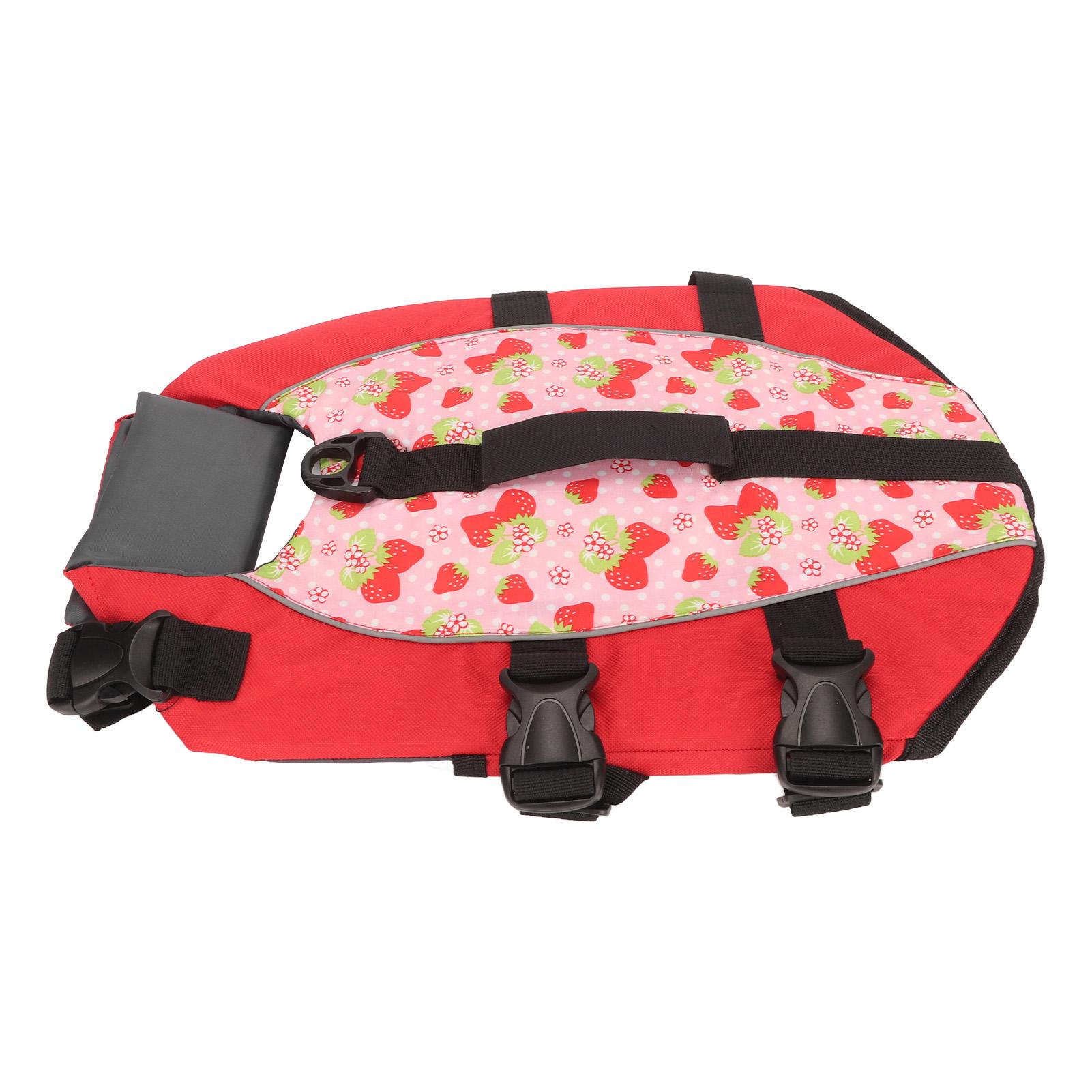 Hunde-Schwimmweste Verstellbar Reißfest Sicher Hunde-Schwimmweste mit Rückengriff für M(for 4-6.5kg)