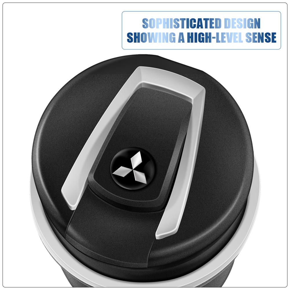 Tragbarer Auto-Aschenbecher LED-Licht Getränkehalter Styling-Zubehör für Mitsubishi Pajero Sport ASX Lancer L200 Attrage Xpander Eclipse