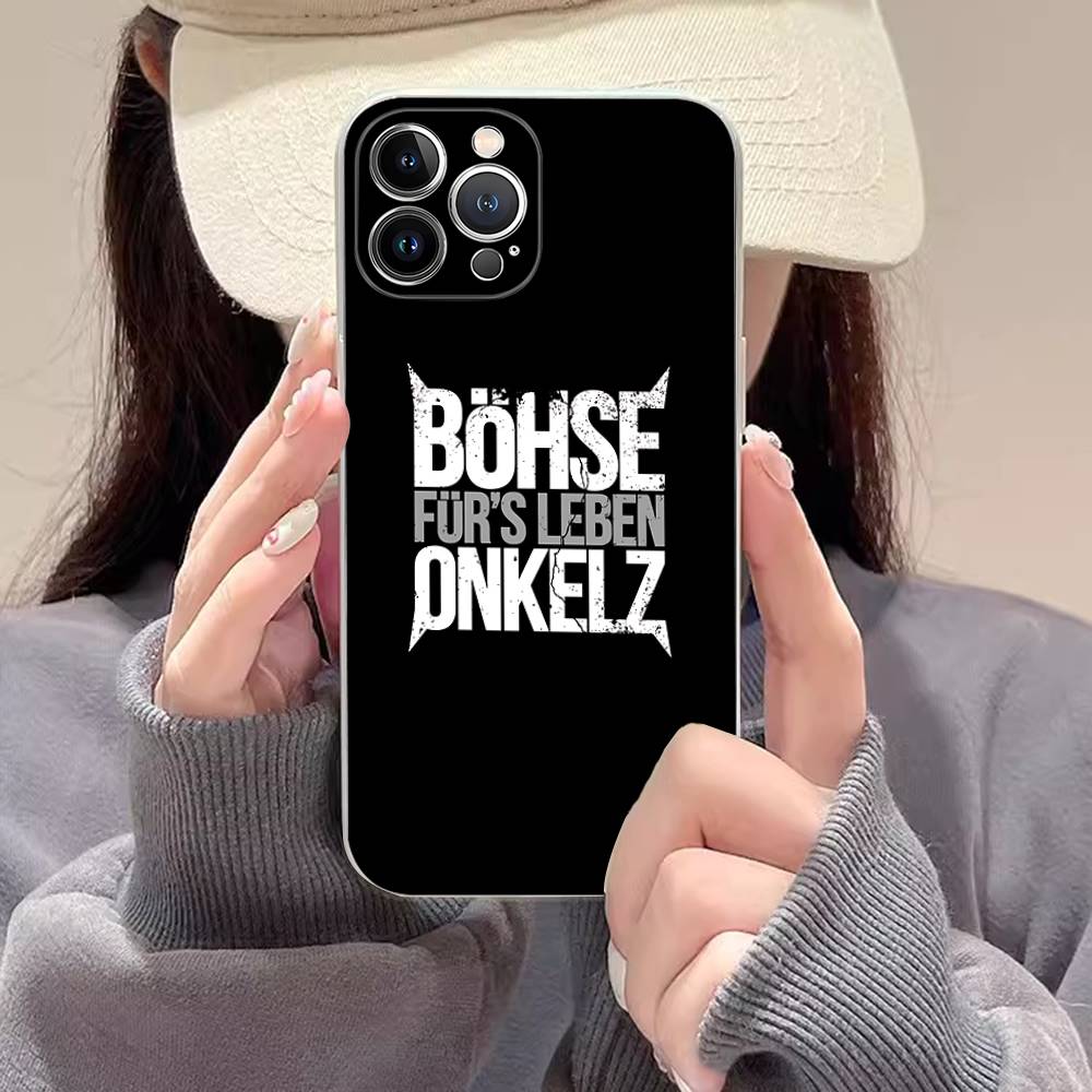 B-Bohse O-Onkelz Band Handyhülle Für IPhone 11 13 16 12 17 14 15 Pro Max Plus Weiche Klare Rückseite Hülle iPhone 17 Pro