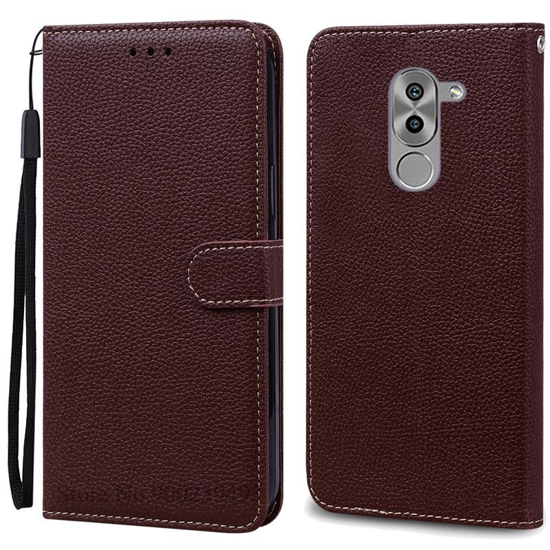 Honor6X Hülle Für Huawei Honor 6X Hülle Flip Leder Brieftasche Handyhülle Für Honor 6X Hülle Für Huawei Honor 6X Hülle Coque Fundas For Honor 6X (2016) kaffeebraun