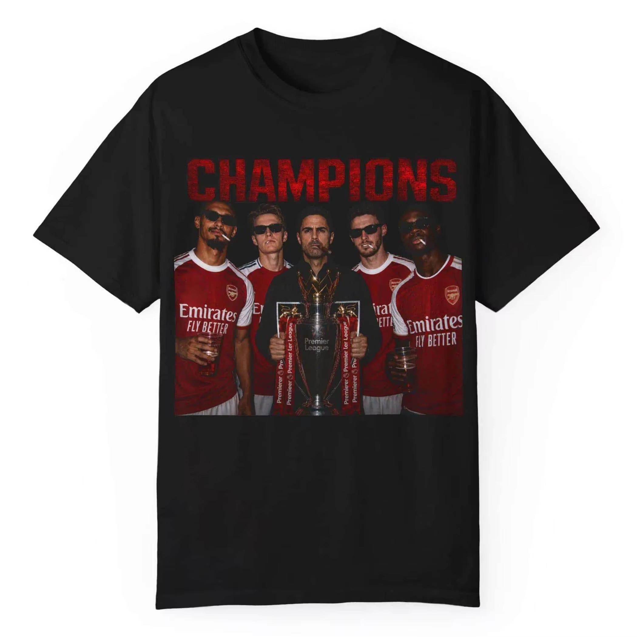 Arsenal Meister T-Shirt Saka T-Shirt Odegard T-Shirt Arsenal Fan T-Shirt 2026 Sommer Neu Unisex Unisex Street Y2k Oversized Unisex T-Shirt M brown