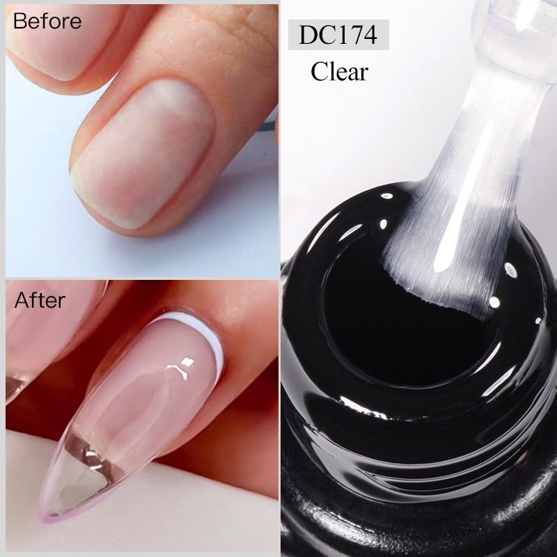 MTSSII 7 ml Quick Extension Gel Milky White Nude Pink Construct Hard Gel Semi Permanent UV LED Gel Quick Building Nail Art DC174