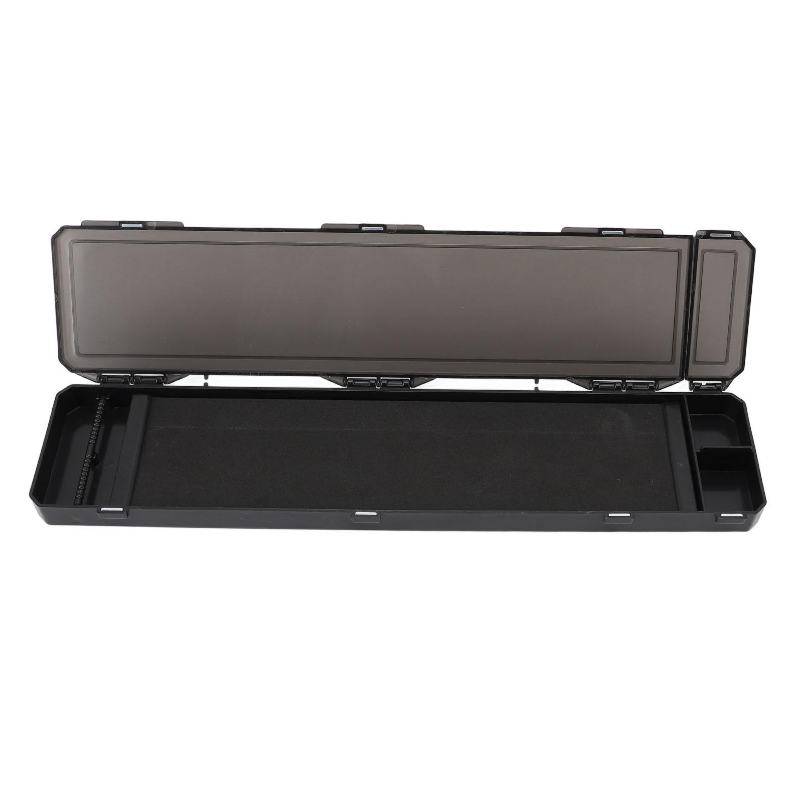 Karpfenangeltacklebox Kunststoff Magnetisch Wiederverwendbar Stiff Hair Rig Board Karpfen Rig Aufbewahrungsbox mit 6