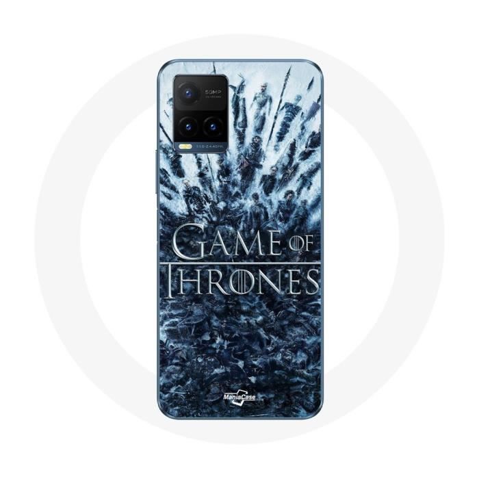 Coque pour Vivo Y21s 2021 / Y21 2021 Game of Thrones saison 8 Episode 1 Le Trône de Fer Personnages logo Gris
