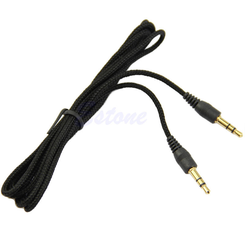 Professionelles Aux-Kabel, 3,5 mm Klinke, Stecker auf Stecker, Aux-Verlängerung, Audio-Stereo-Kabel, 2/3/5 m 2M