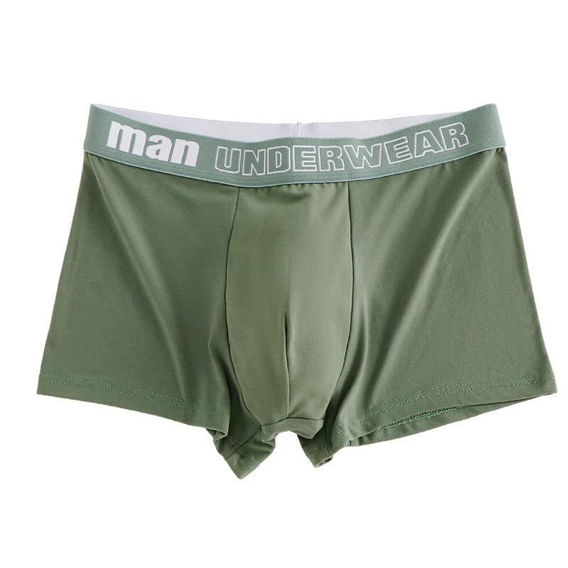 Herrenunterwäsche Große Boxershorts Große Größen Höschen Mode Schlüpfer Unterhose Unterwäsche Boxershorts 3XL grün